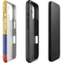 Colombia Flag Distressed iPhone 16 Impact Case
